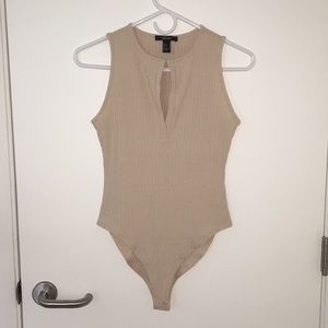 F21 Ribbed Bodysuit